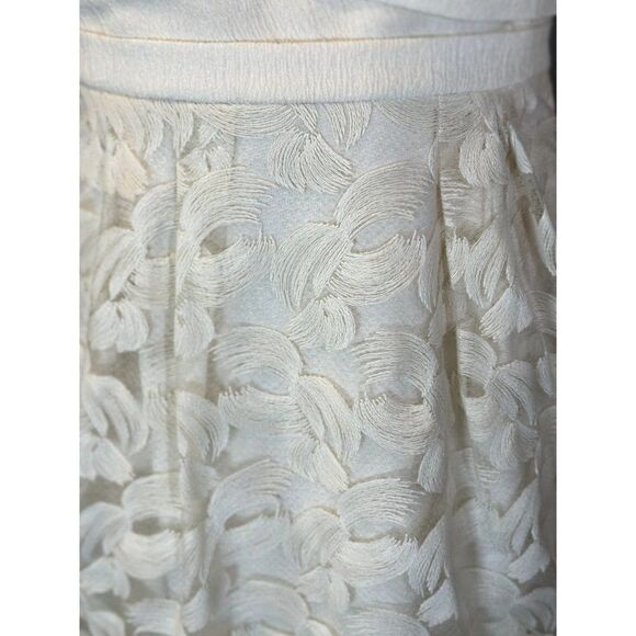 BCBGMazAzria NEW Adrianna Strapless Lace Dress in Ivory Size 8 - Picture 5 of 6